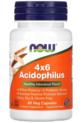 4X6 Acidophilus Препараты для печени и ЖКТ, 4X6 Acidophilus - 4X6 Acidophilus Препараты для печени и ЖКТ